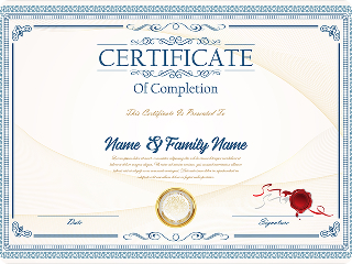 Certificate Preview